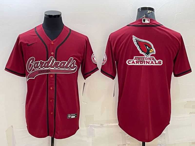 Men's Arizona Cardinals Red Team Big Logo With Patch Cool Base Stitched Baseball Jersey,We sell and wholesale Men's Arizona Cardinals Red Team Big Logo With Patch Cool Base Stitched Baseball Jersey on line form chian!